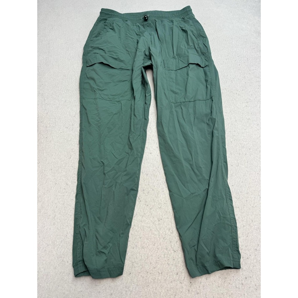 REI Co-op Pants Mens Medium Green Nylon Stretch Hiking Jogger Elastic Waist